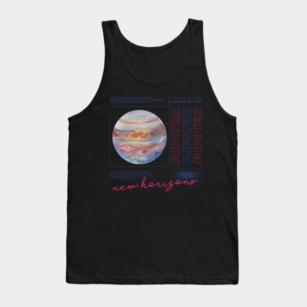 Mysteries of the Jupiter: Info-Packed Tank Top by AuraNova